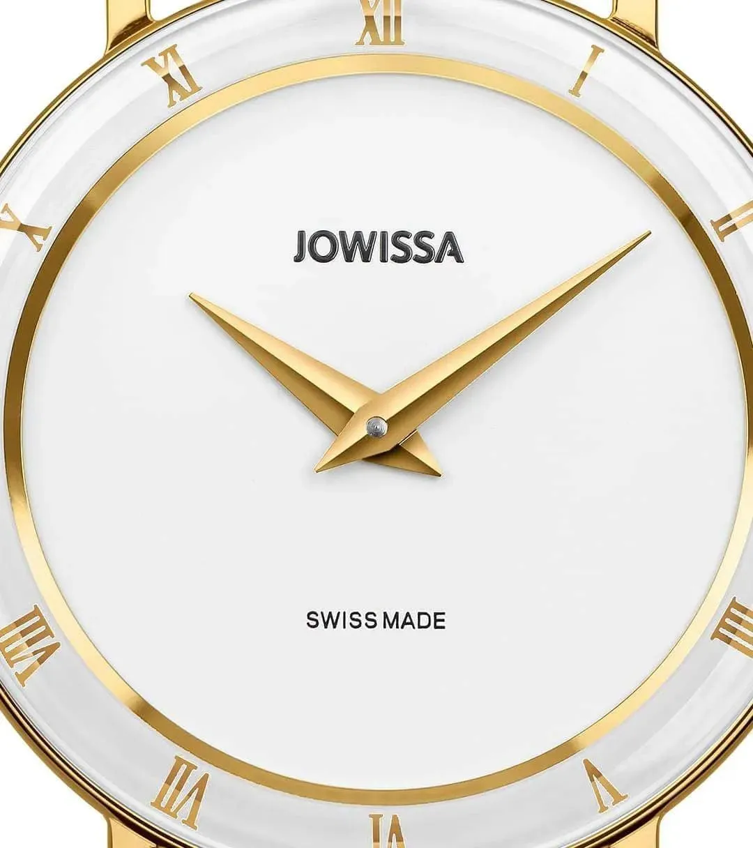 Roma Swiss Ladies Watch Gold White Blue Color J2.281.M
