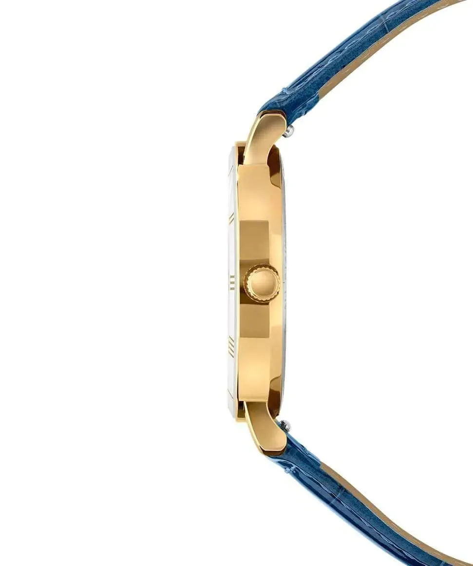 Roma Swiss Ladies Watch Gold White Blue Color J2.281.M