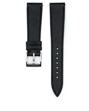 Saffiano Leather Strap (Black)