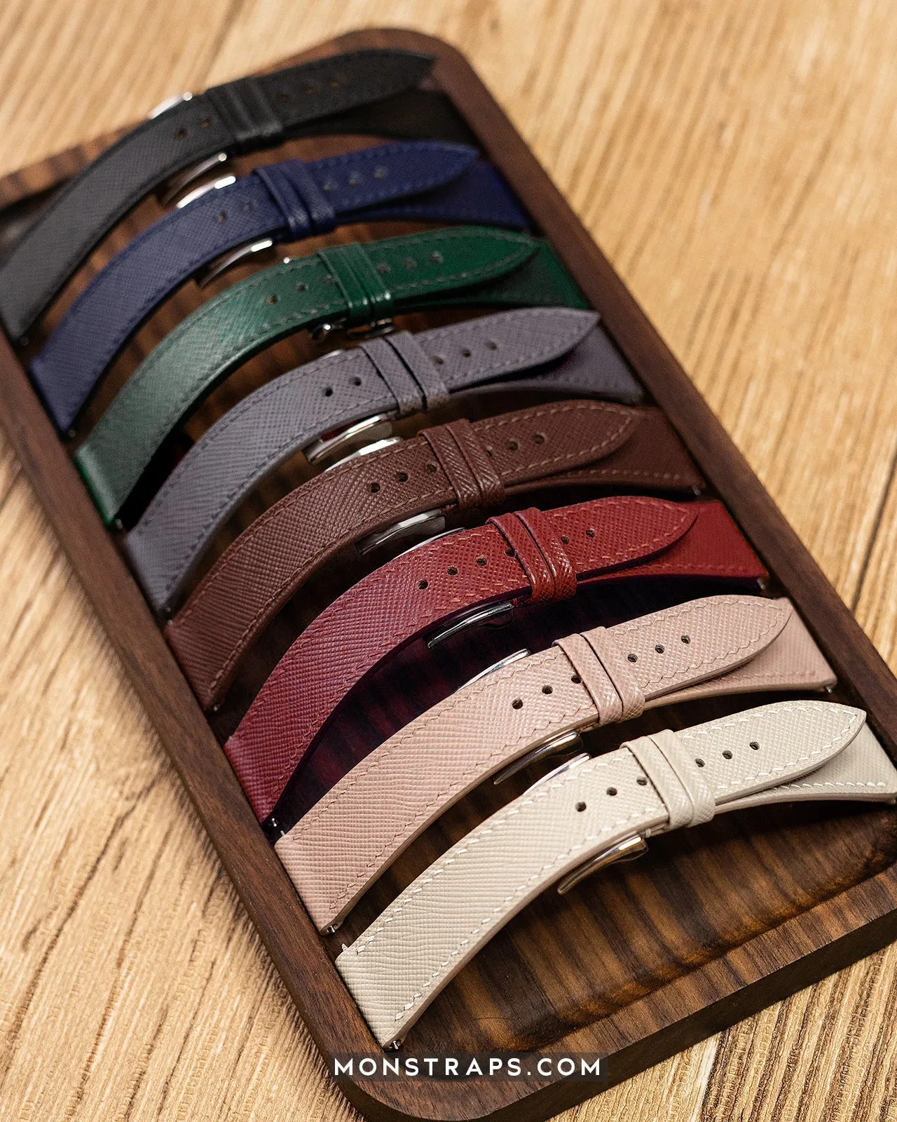Saffiano Leather Strap (Black)