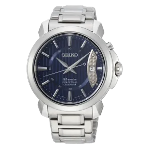 Seiko Premier Blue Men's Watch SNQ157P1