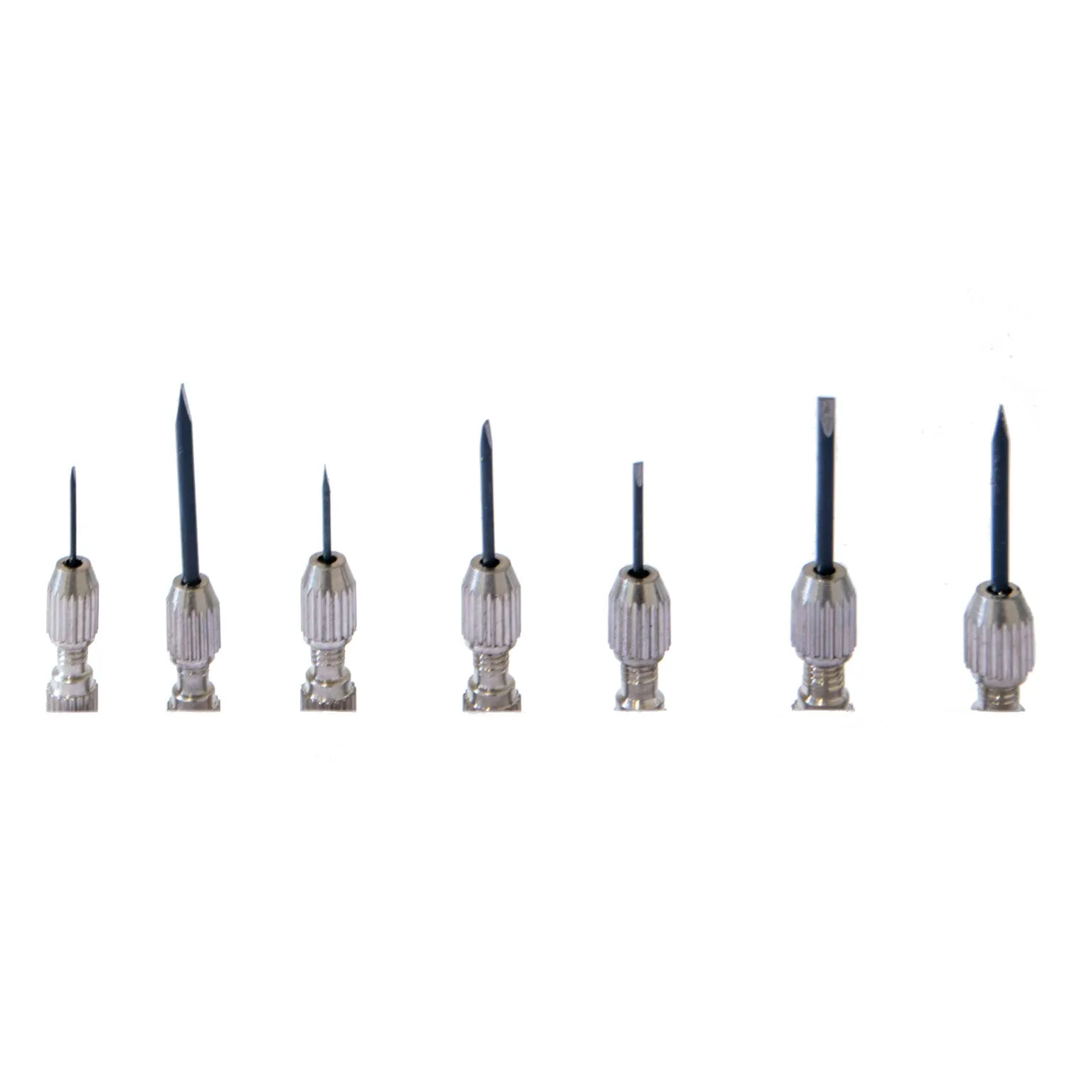 Set of 7 screwdrivers,  0.7mm to 1.4mm