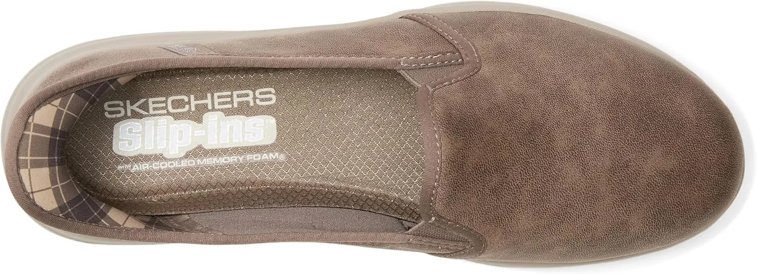 SKECHERS Women's Hands Free Slip-ins On-The-go Flex Double Gore Loafer