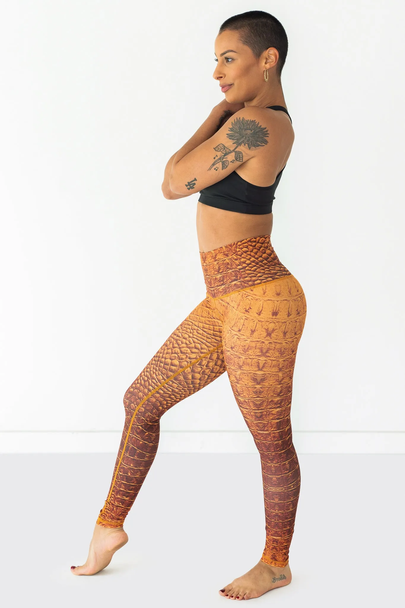Sol Legging | Croc Tangerine