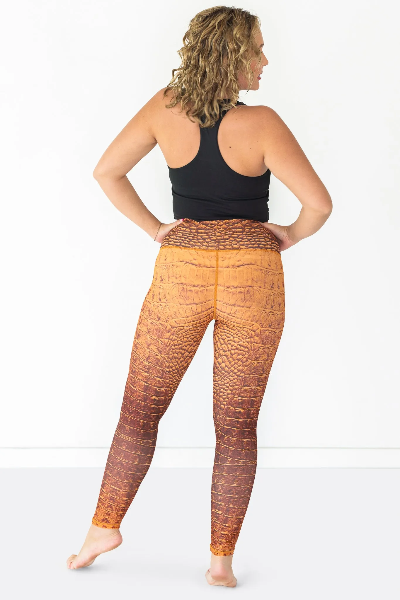 Sol Legging | Croc Tangerine