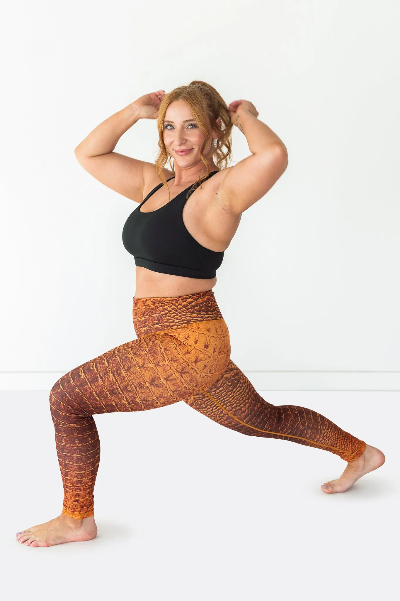 Sol Legging | Croc Tangerine