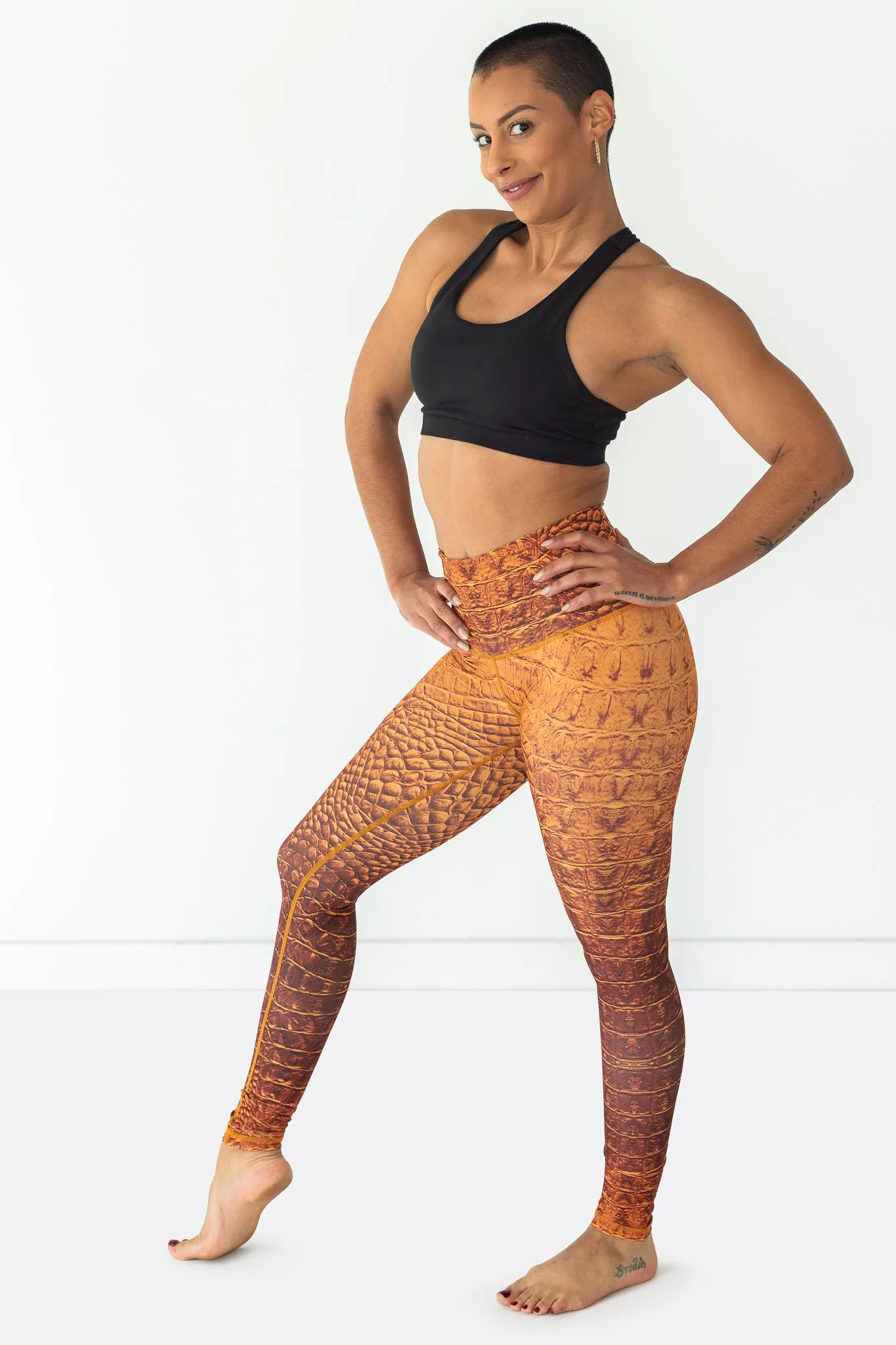 Sol Legging | Croc Tangerine