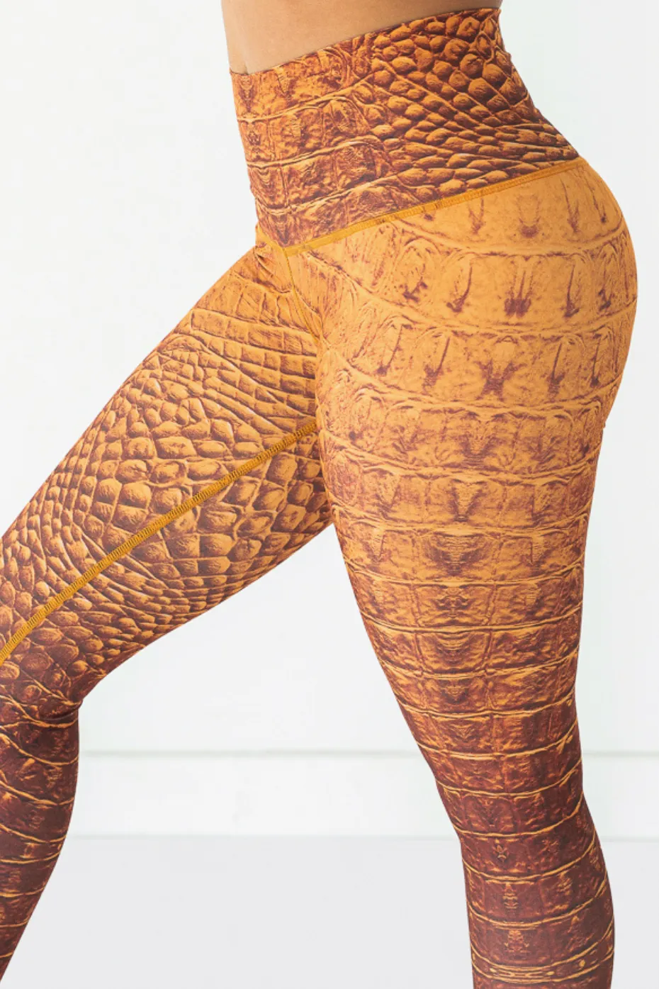 Sol Legging | Croc Tangerine