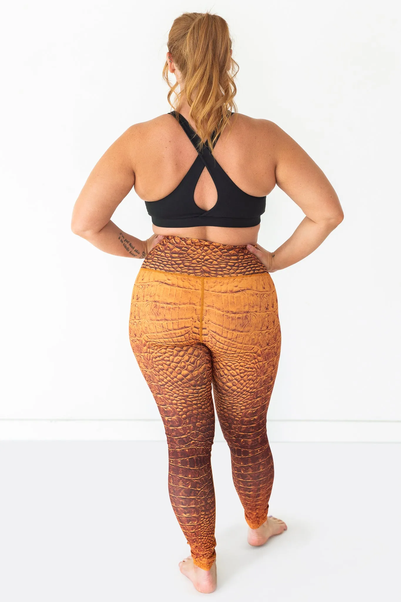 Sol Legging | Croc Tangerine