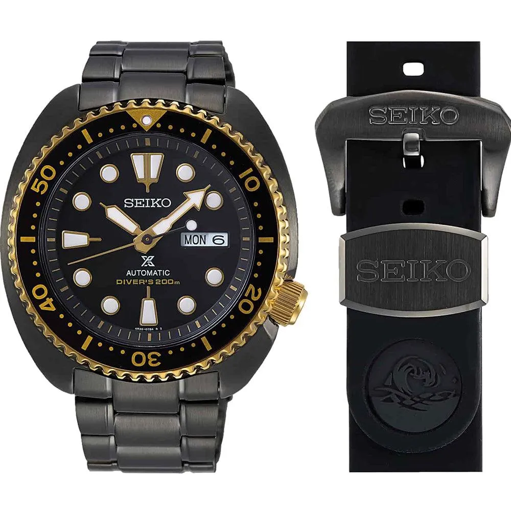 SRPD50K - Prospex Limited Edition Black & Gold Turtle Automatic Divers Watch