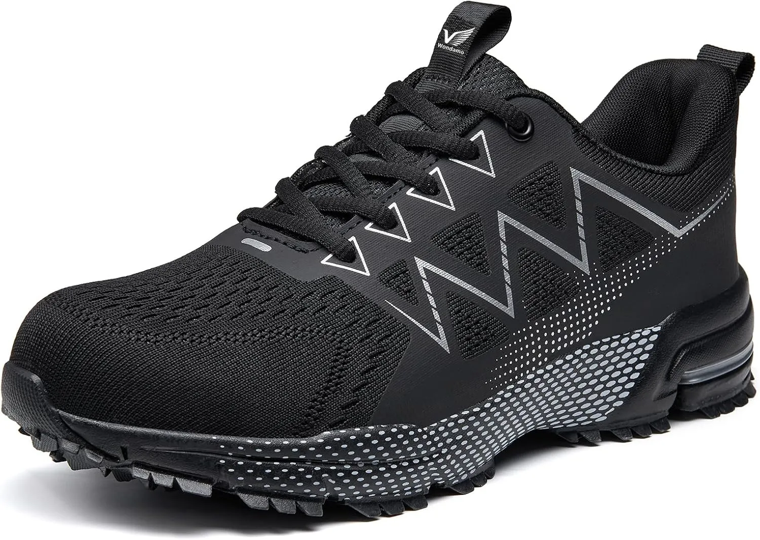 Steel Toe Shoes for Men Lightweight Steel Toe Sneakers Comfortable Puncture Proof Safety Shoes Non Slip Indestructible Work Shoes