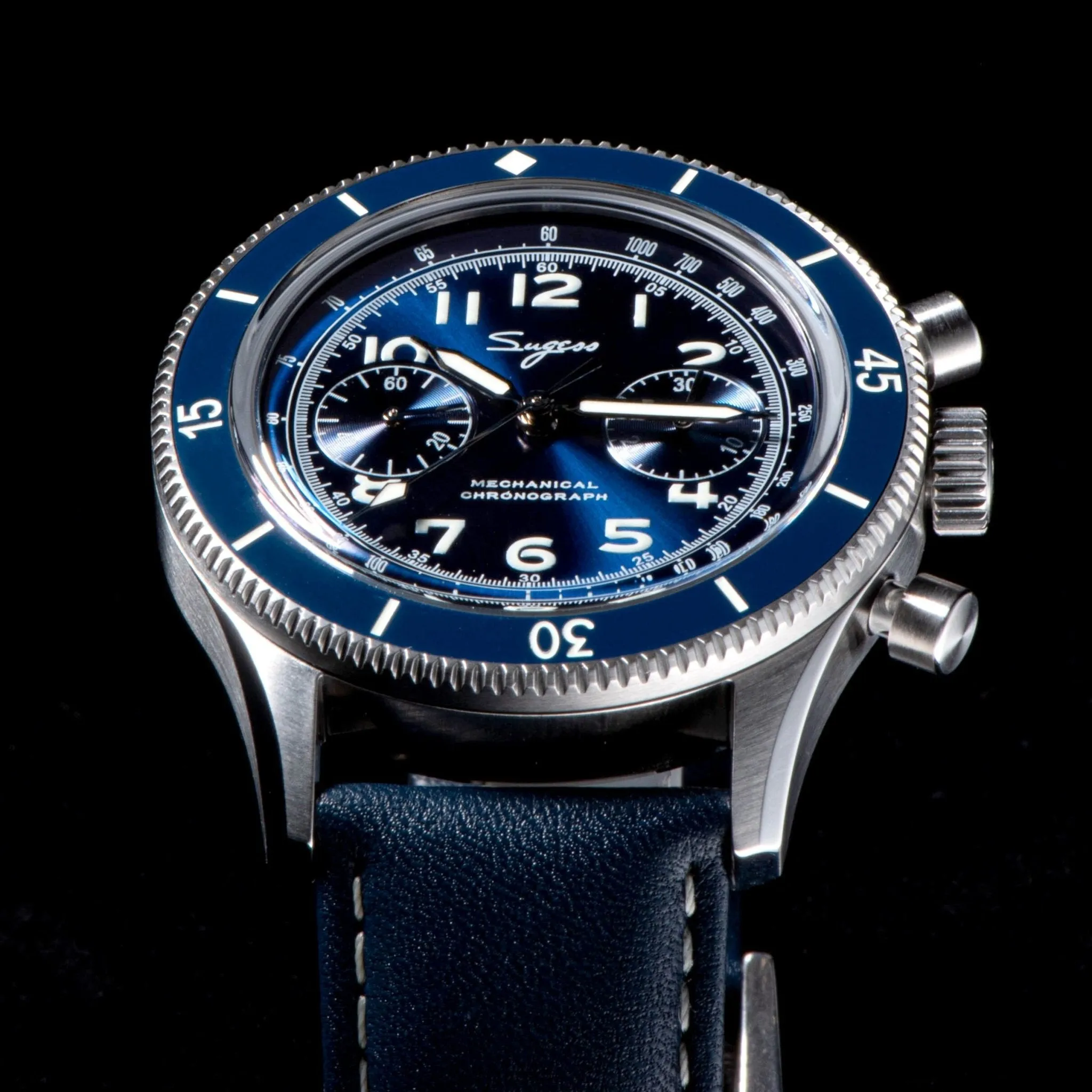 Sugess S423 Pilot Chronograph - Sea-Gull ST19 Movement