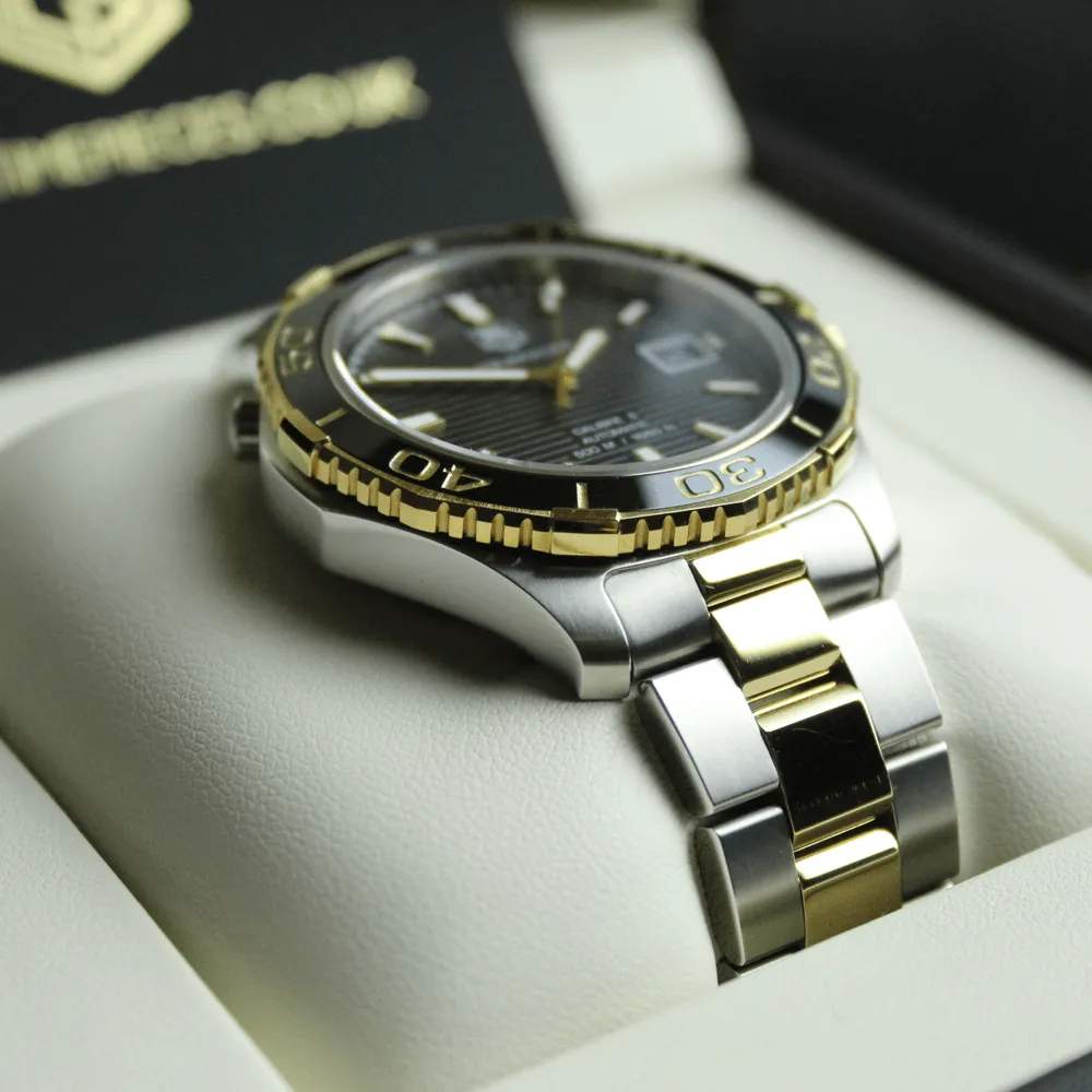 TAG HEUER Aquaracer Automatic Bi-Metal Watch WAK2122.BB0835