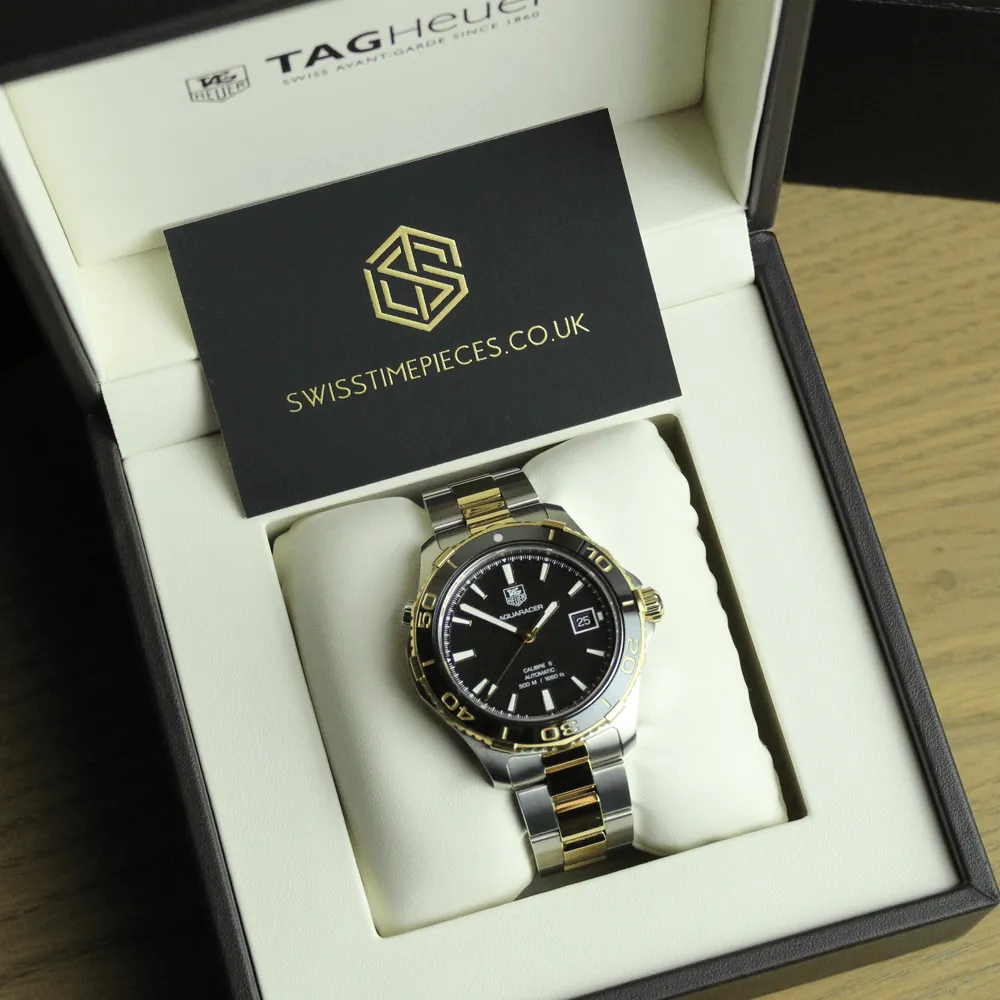 TAG HEUER Aquaracer Automatic Bi-Metal Watch WAK2122.BB0835