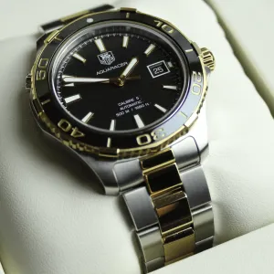 TAG HEUER Aquaracer Automatic Bi-Metal Watch WAK2122.BB0835
