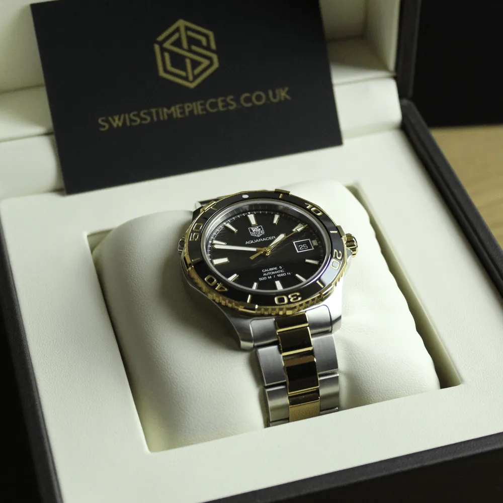 TAG HEUER Aquaracer Automatic Bi-Metal Watch WAK2122.BB0835