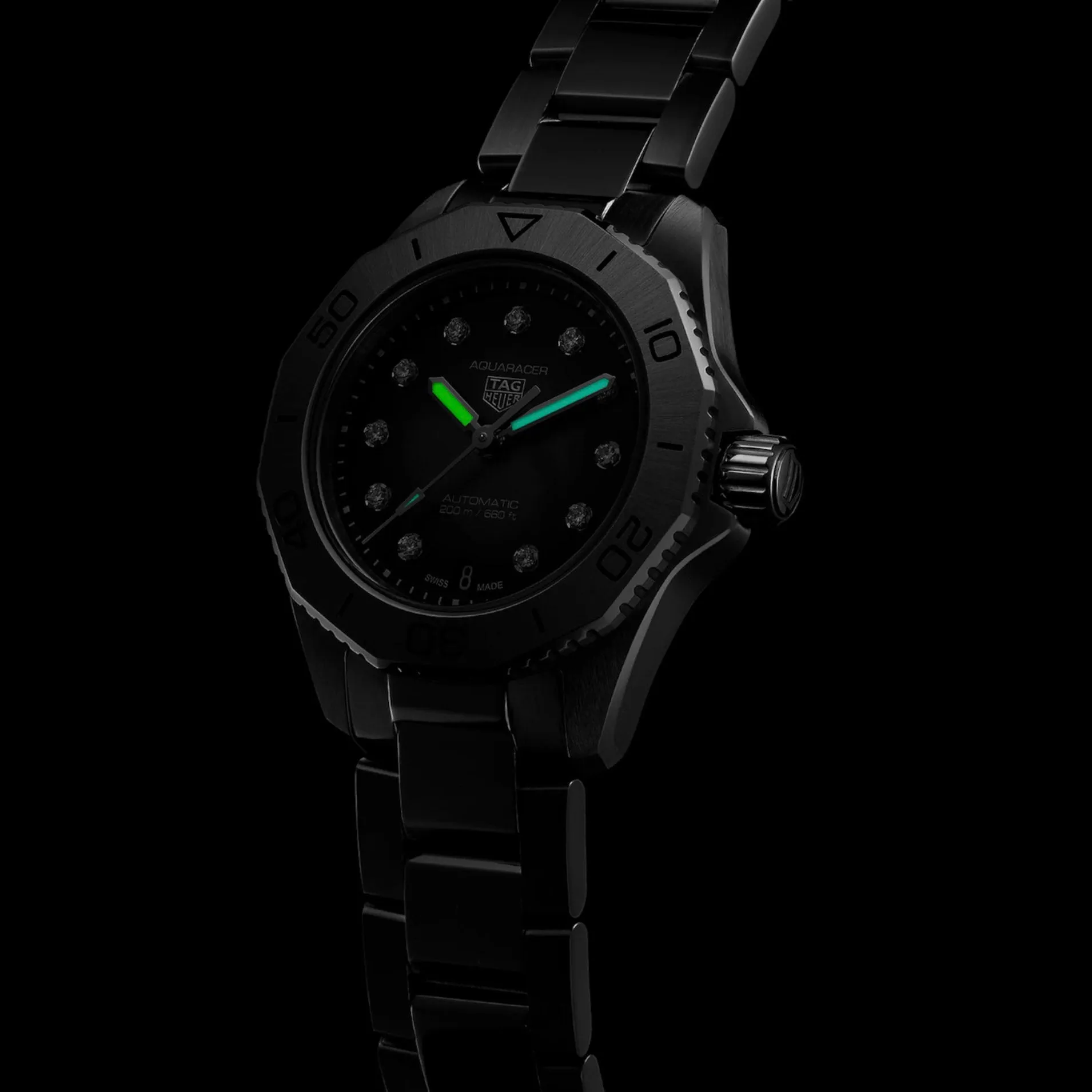Tag Heuer Aquaracer Professional 200 Ladies Black Watch WBP2410.BA0622