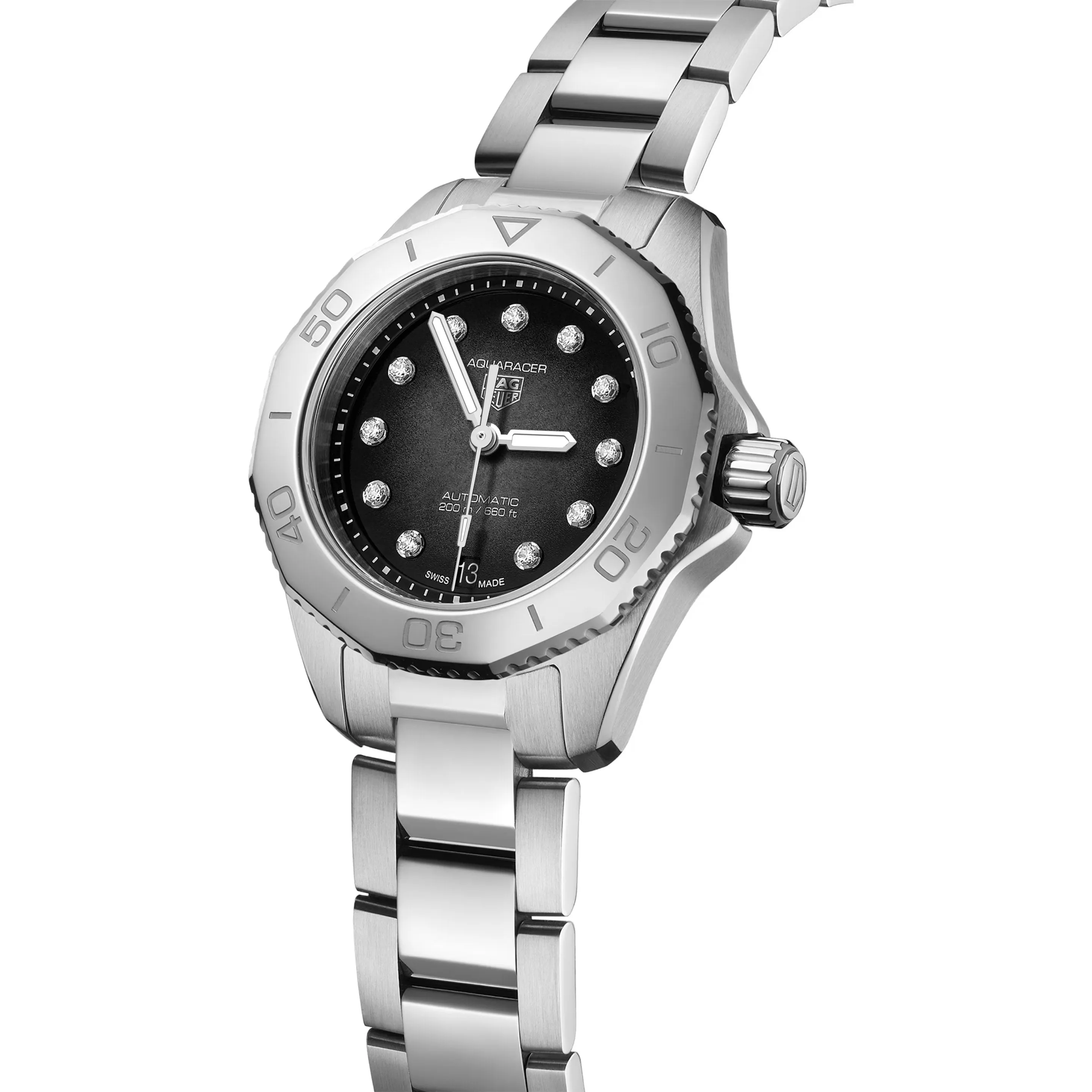 Tag Heuer Aquaracer Professional 200 Ladies Black Watch WBP2410.BA0622
