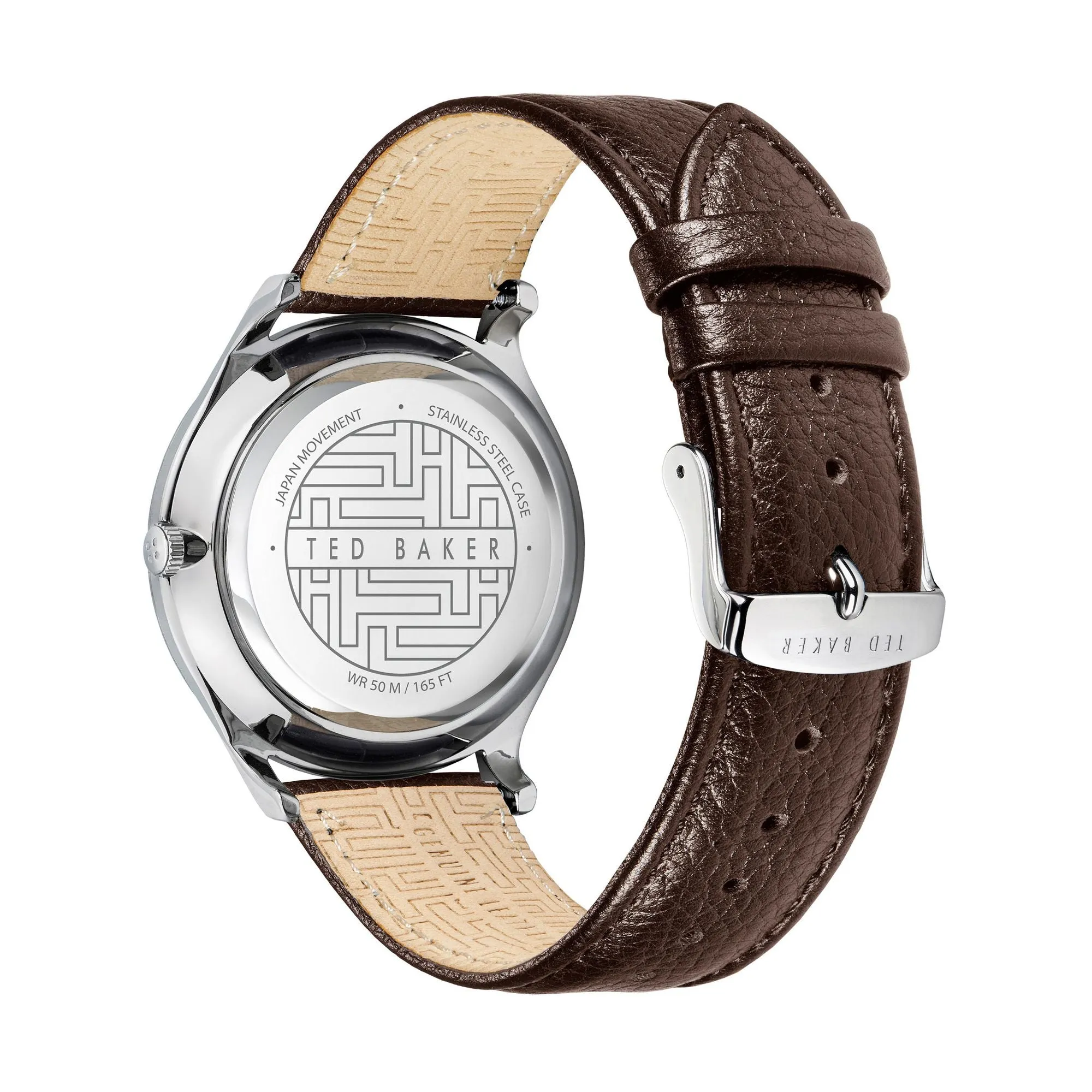 Ted Baker Silver-Tone Dial Men Watch - BKPMHS112