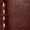 Tenby Classic Padded Genuine Leather Watch Strap  - Chestnut Brown