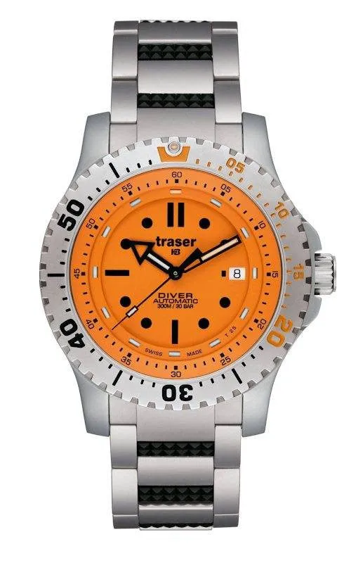 TH3 Watch Diver AutoMTic ORSange Bracelet