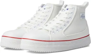 Thorogood Mid-Height Warehouse Won Work Shoes for Men with Composite Safety Toe and Slip-Resistant Outsole, White, Size 15, M