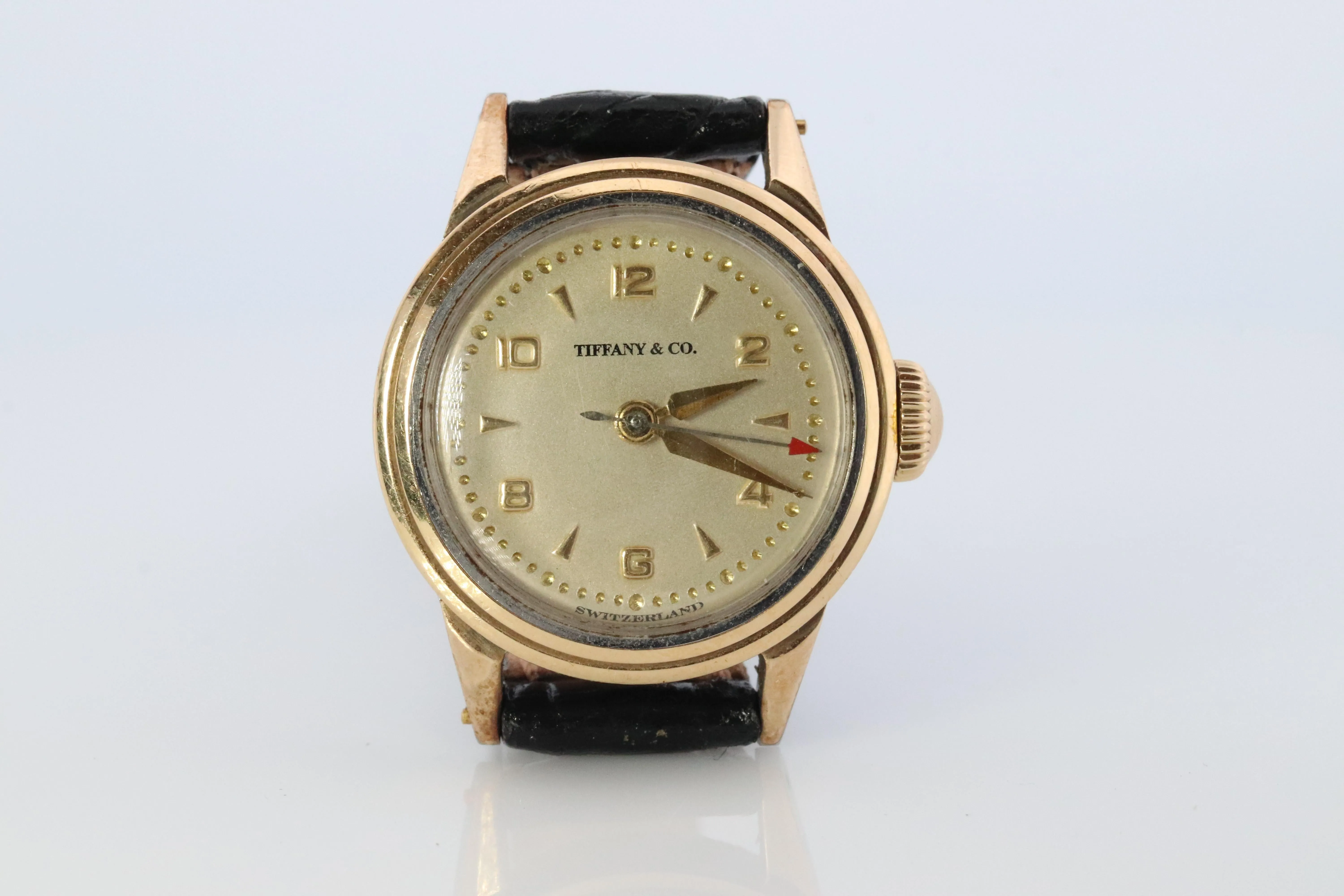Tiffany and Co x Movado Watch. Tiffany and Movado Mechanical Movement 1950s.