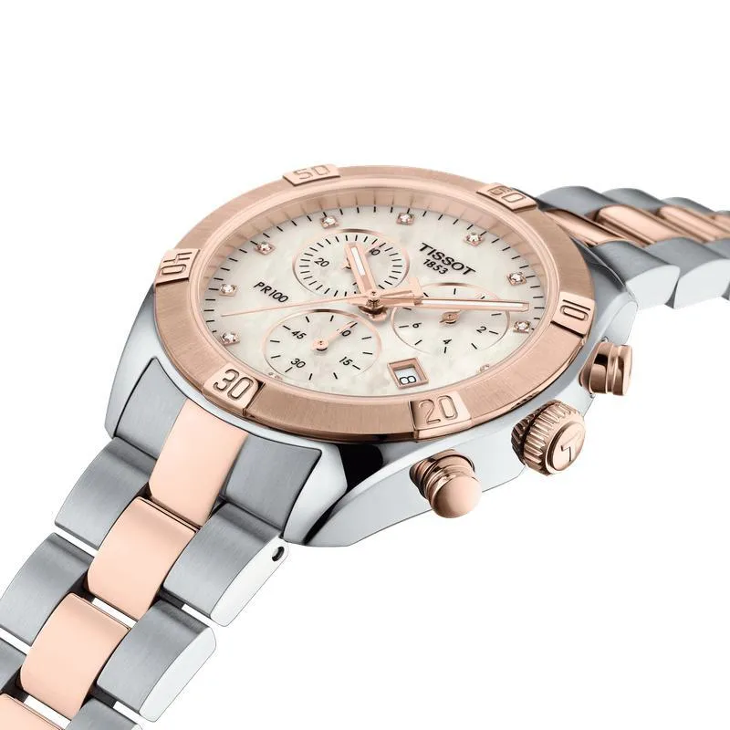 Tissot PR 100 Sport Chic Chronograph Watch T101.917.22.116.00
