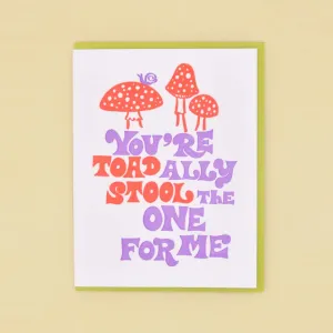 Toadally Stool Card