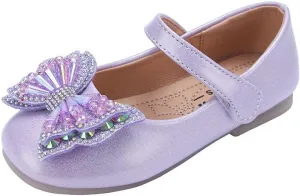 Toddler Girls Dress Shoes Little Girls Bowknot Mary Jane Flats Party Wedding Ballerina Shoes