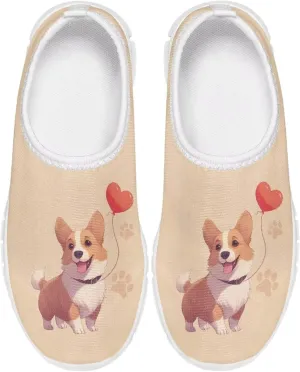 Toddler Girls Slip On Sneakers Little Girls Tennis Running Shoes Casual Walking Shoes