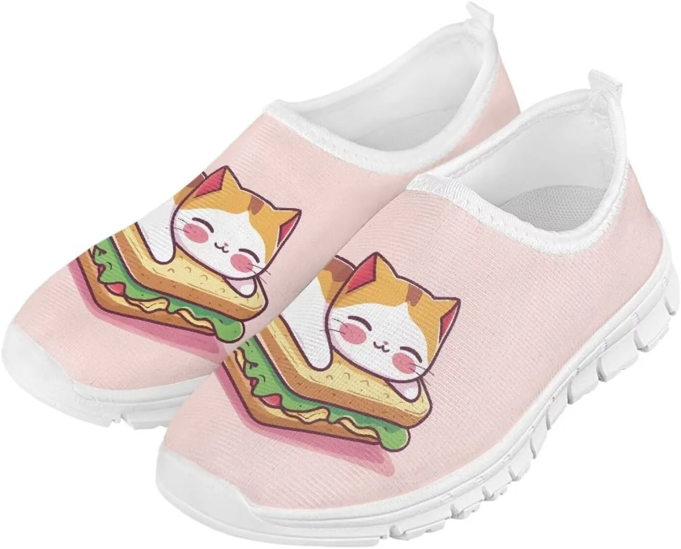 Toddler Girls Slip On Sneakers Little Girls Tennis Running Shoes Casual Walking Shoes