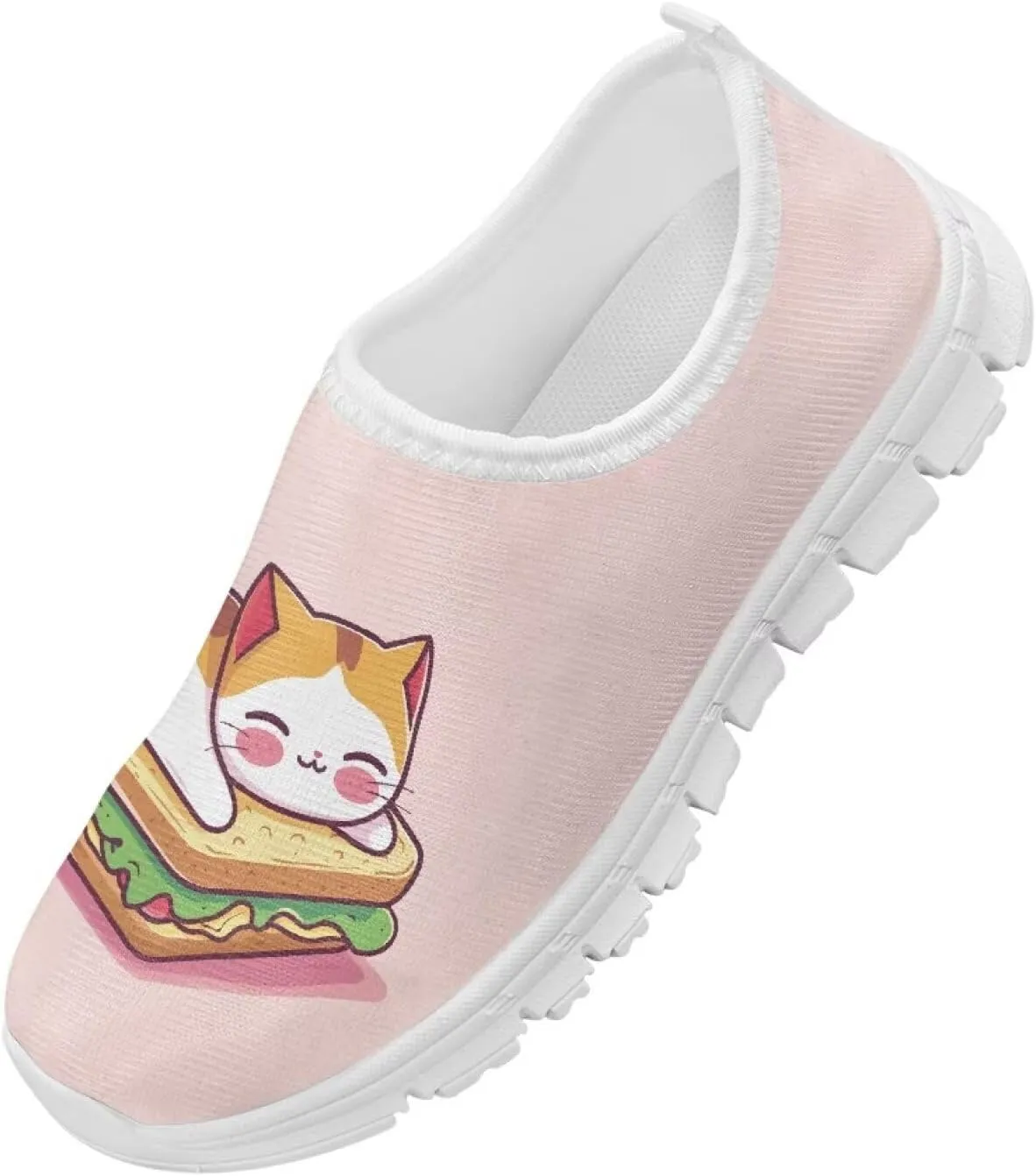 Toddler Girls Slip On Sneakers Little Girls Tennis Running Shoes Casual Walking Shoes