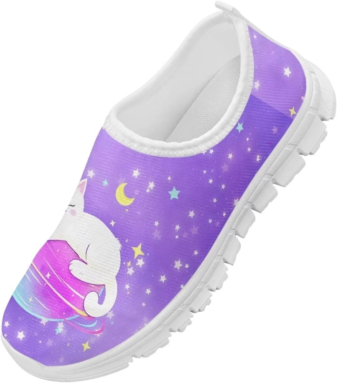 Toddler Girls Slip On Sneakers Little Girls Tennis Running Shoes Casual Walking Shoes