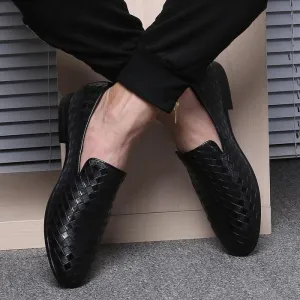 Trendy Braided Leather Shoes Taobao Explosion Models