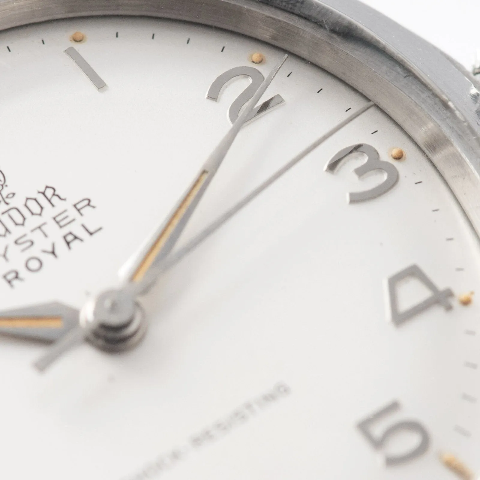 Tudor Oyster Royal Rare Arabic Silver Dial Reference 7934