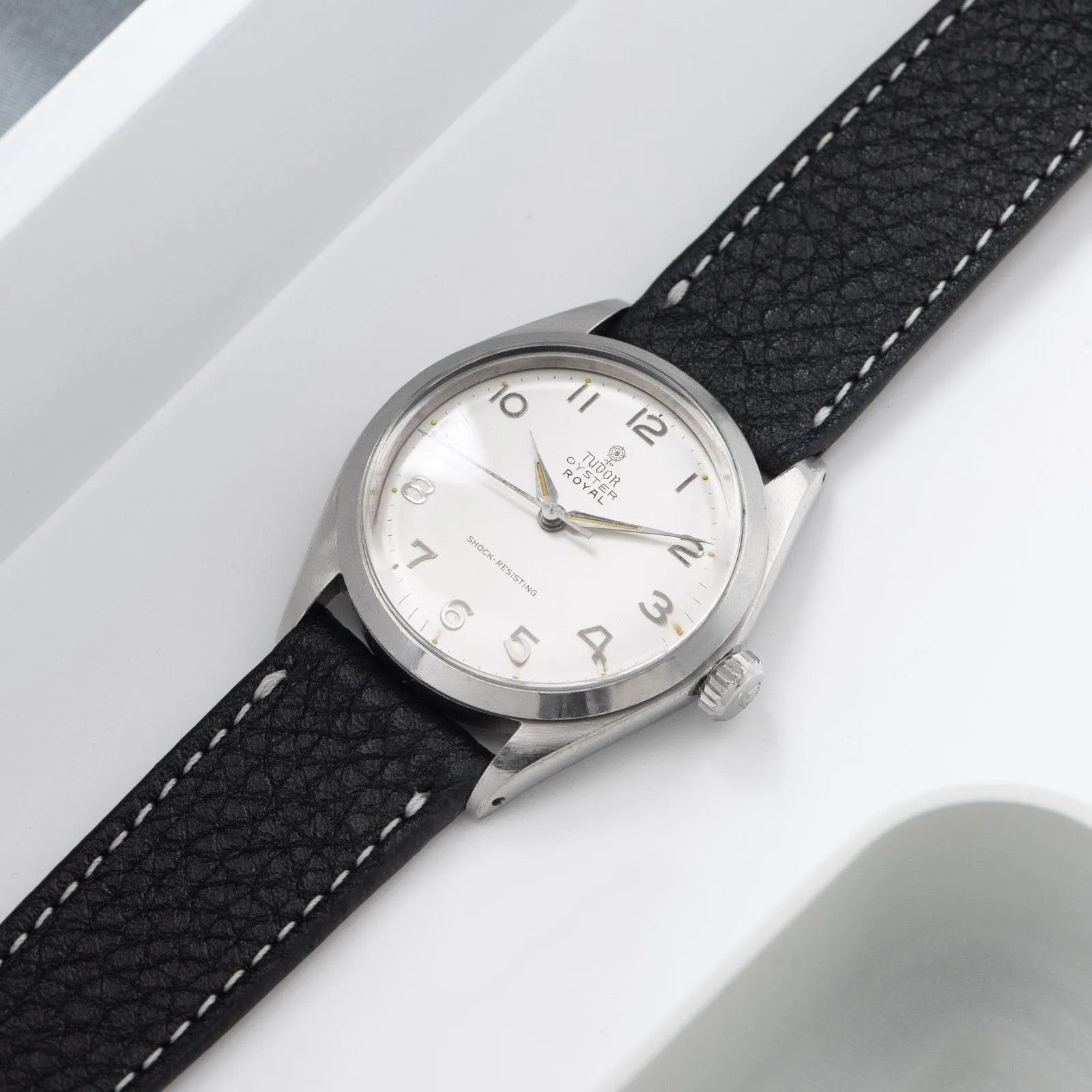Tudor Oyster Royal Rare Arabic Silver Dial Reference 7934