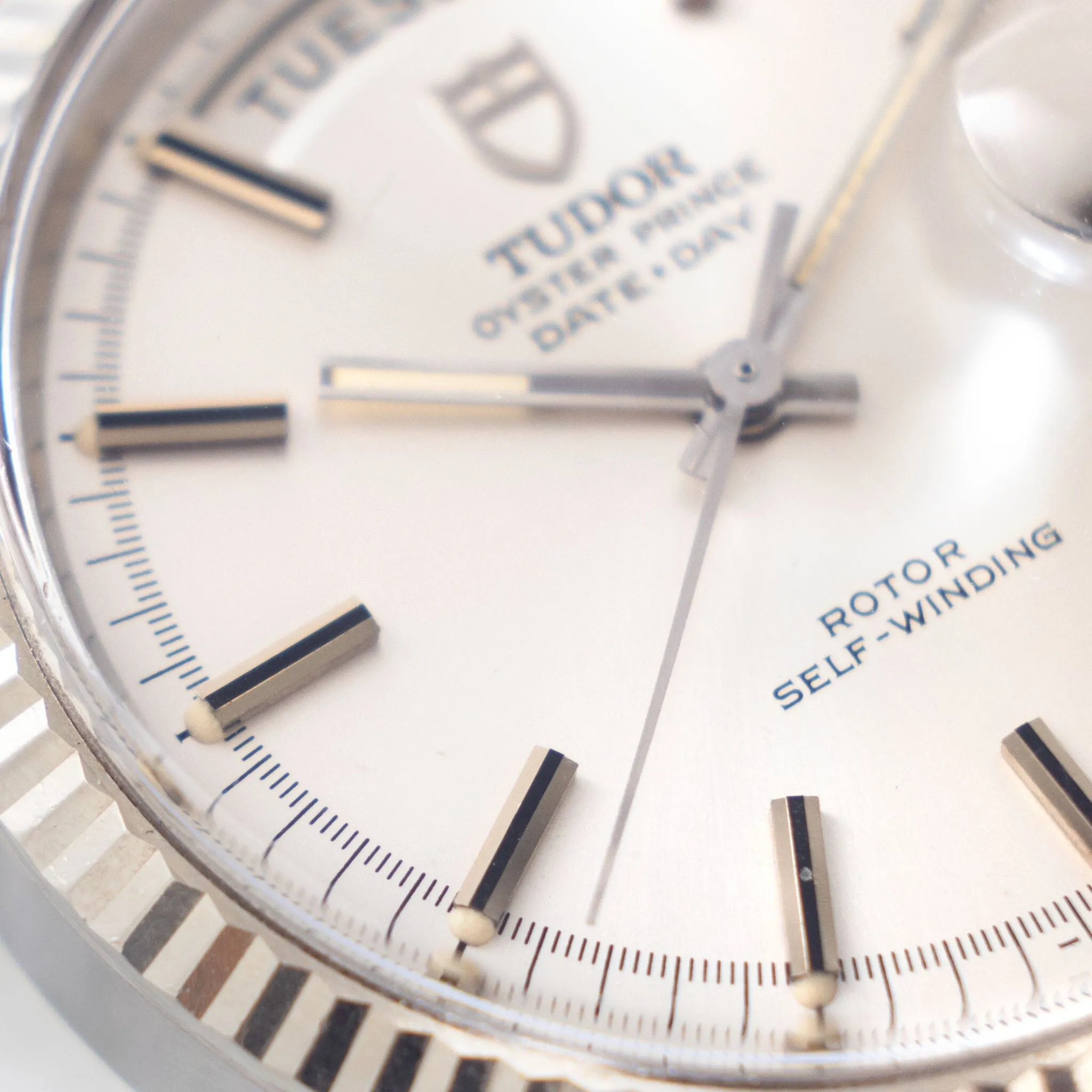 Tudor Prince Jumbo Date and Day 7019/4 Silver Dial
