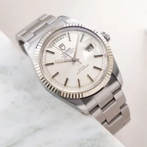 Tudor Prince Jumbo Date and Day 7019/4 Silver Dial