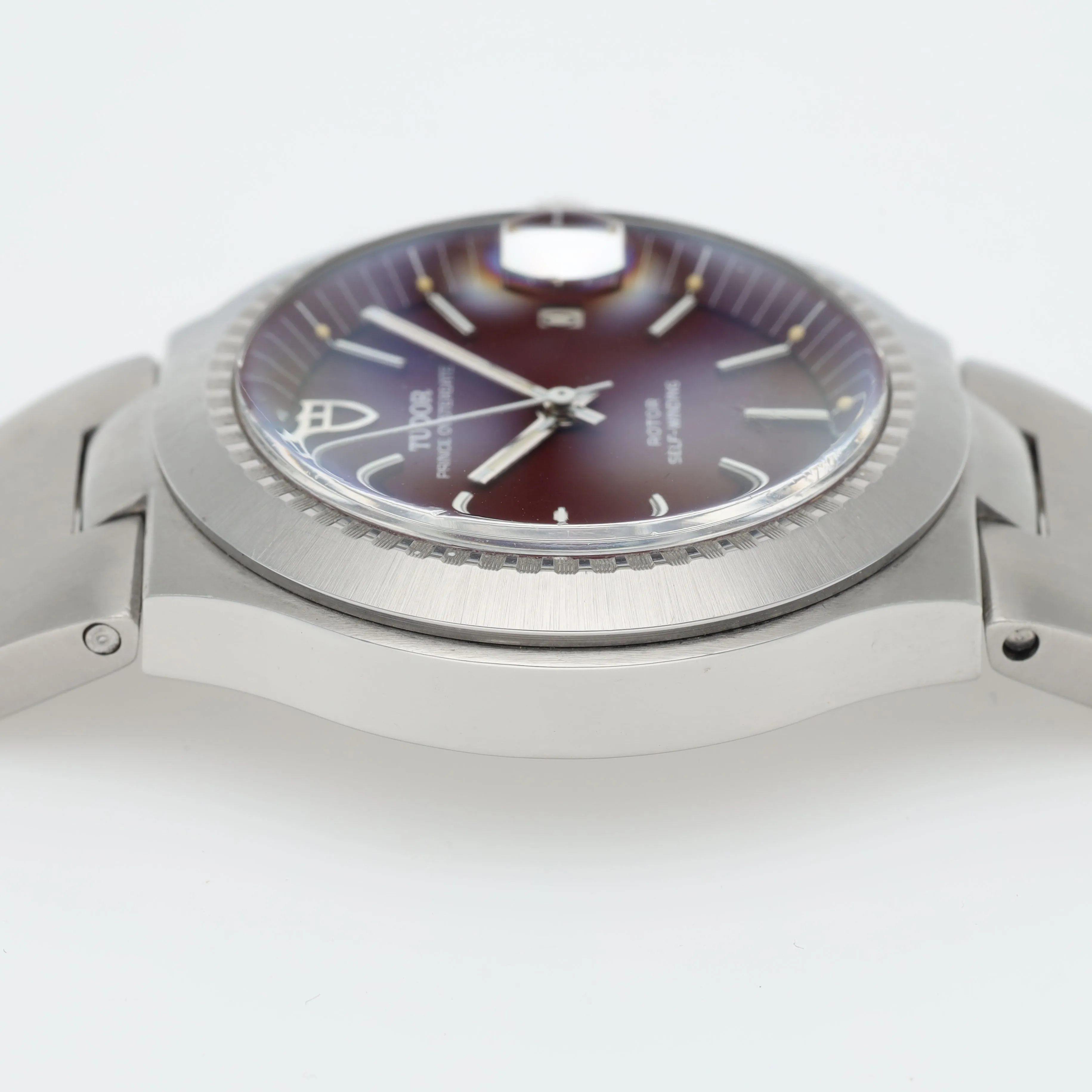 Tudor Prince Oysterdate 9121/0 Burgundy Dial with Papers