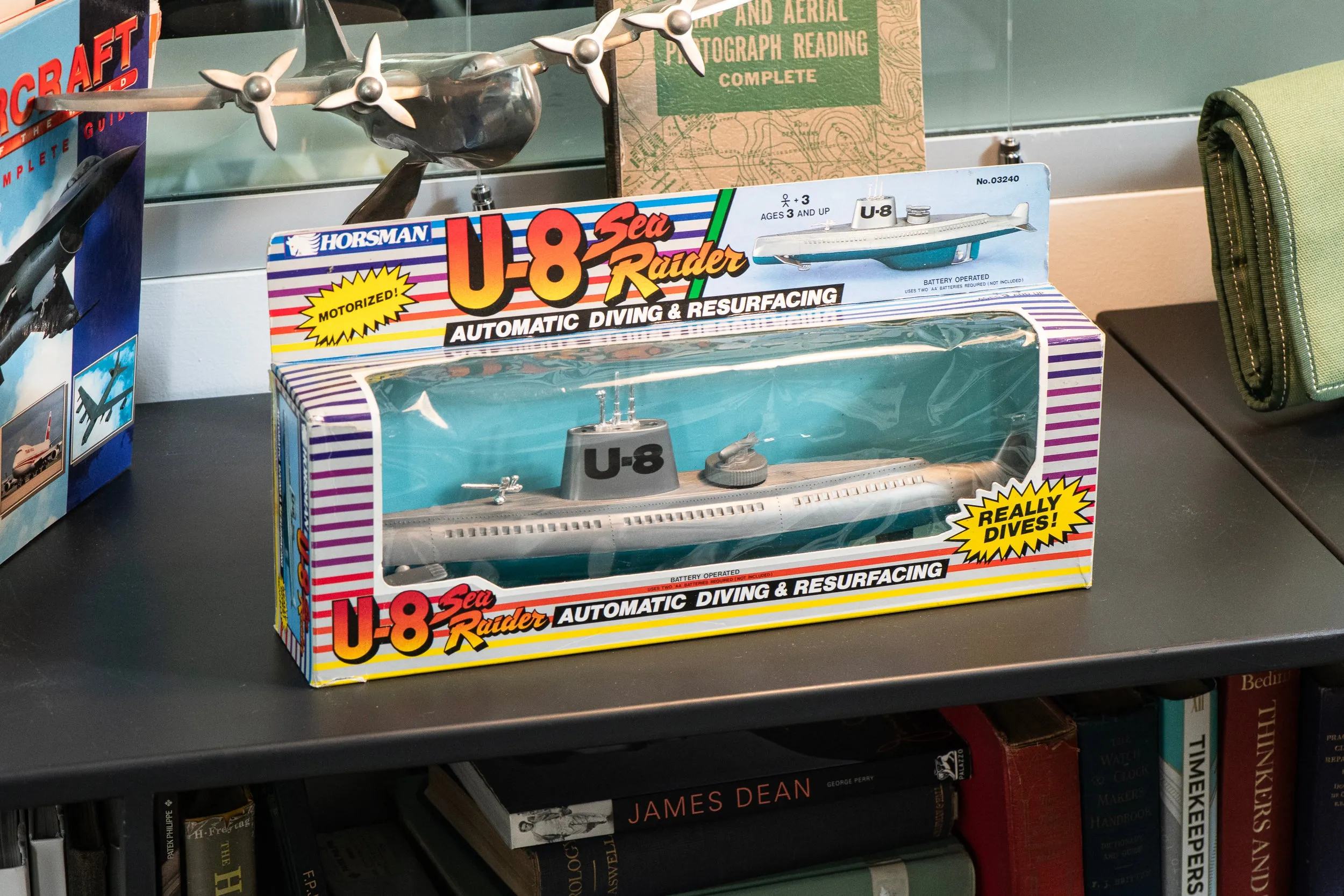 U-8 'Sea Raider' Submarine Bath Toy from Horsman