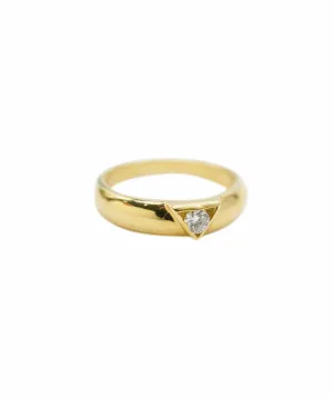 Van Cleef & Arpels Diamond & Yellow Gold Ring ASL10287