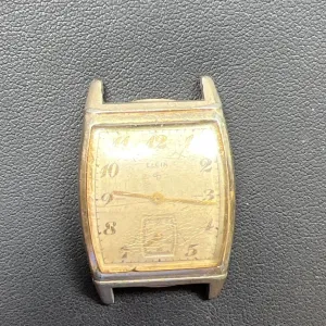 Vintage Elgin 10K Rolled Gold Plate Bezel Watch Face No Crown