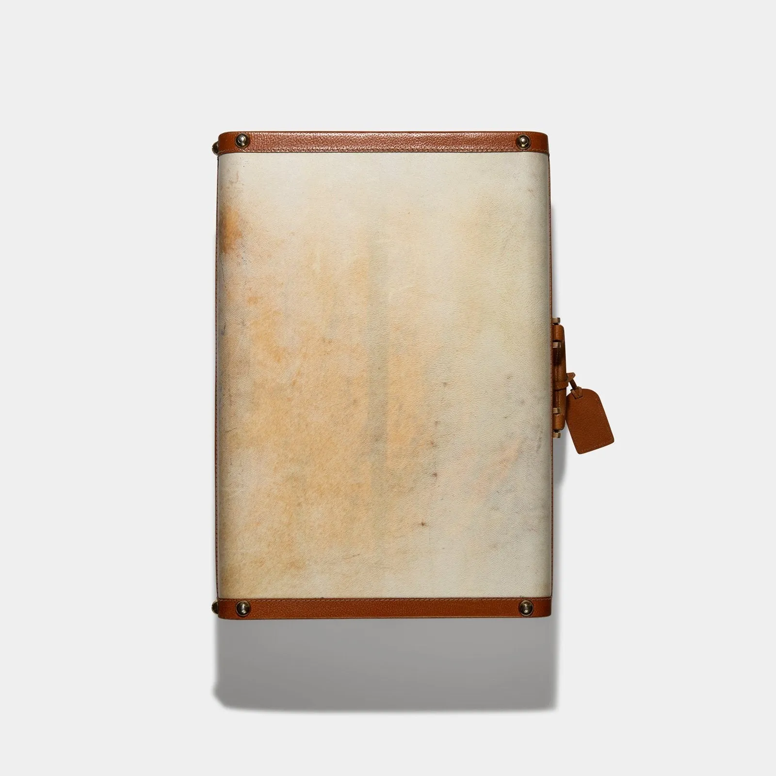 Vintage Pair of Prada Pergamena Hard Suitcases with Provenance