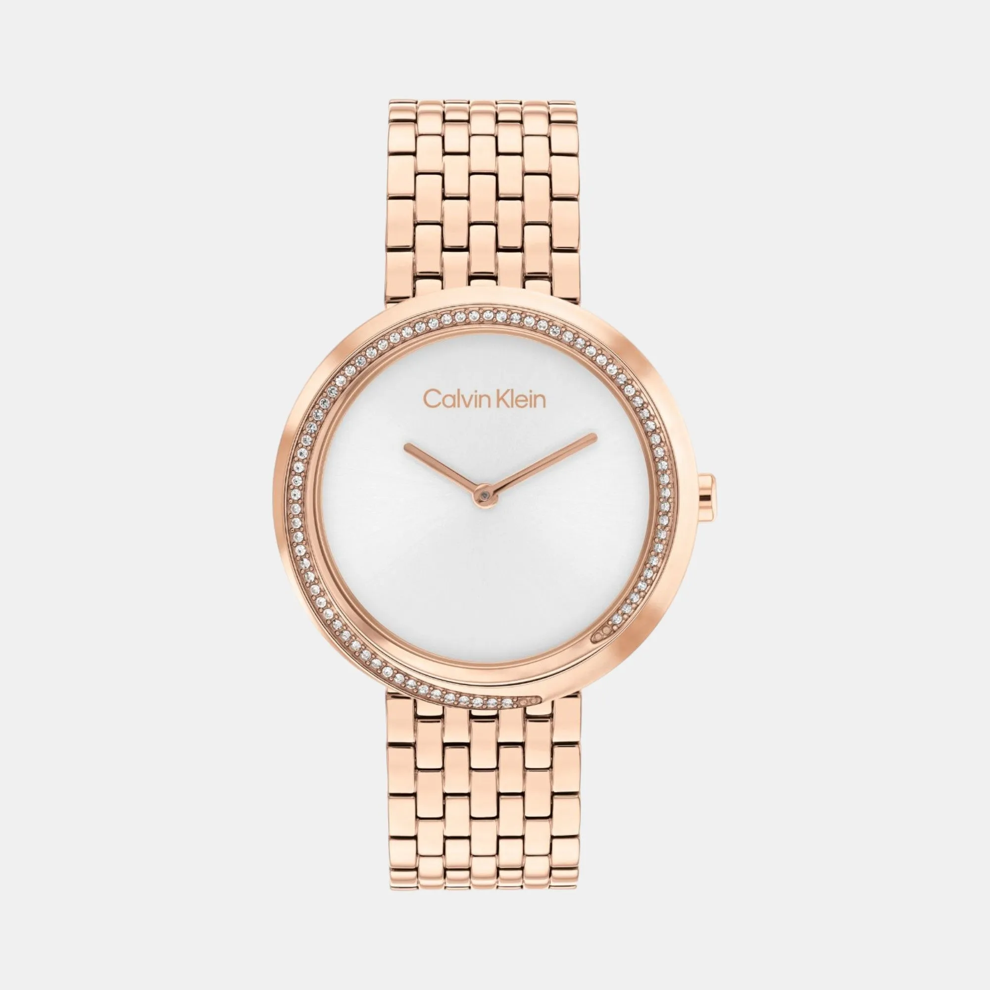 Women Quartz Silver White Dial Stainless Steel Watch 25100038