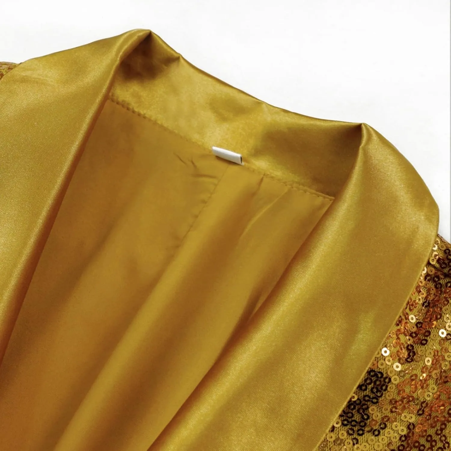 Womens 2024 Fashion Sexy Sequin Solid Blazers Deep V Neck Long Sleeve Pockets Cardigans Party Work Commuting Jackets