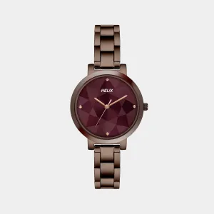 Women's Brown Analog Stainless Steel Watch TW041HL26