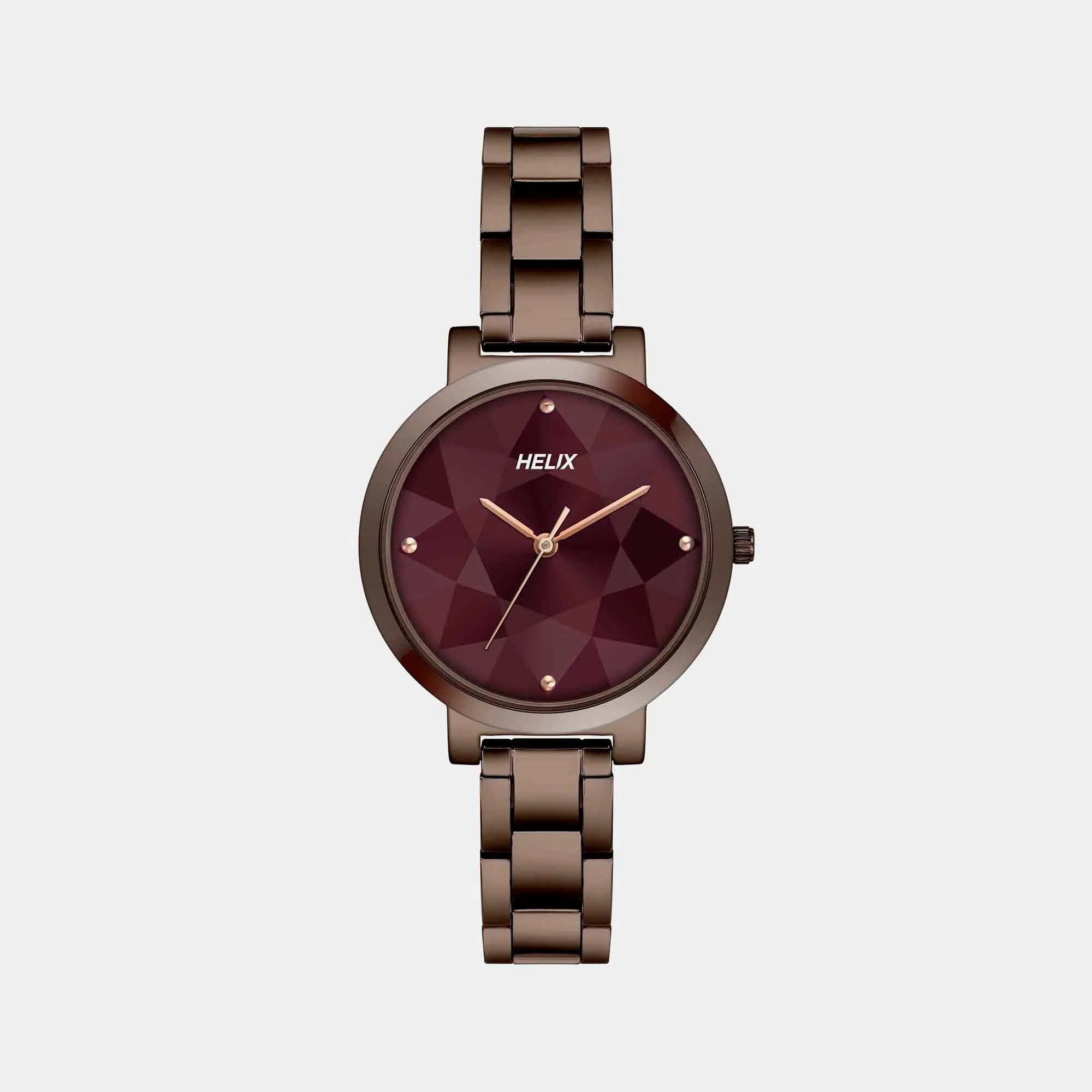 Women's Brown Analog Stainless Steel Watch TW041HL26