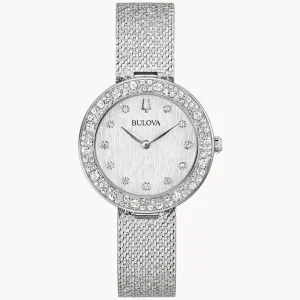 Women's Bulova Watch with Crystals 96L329