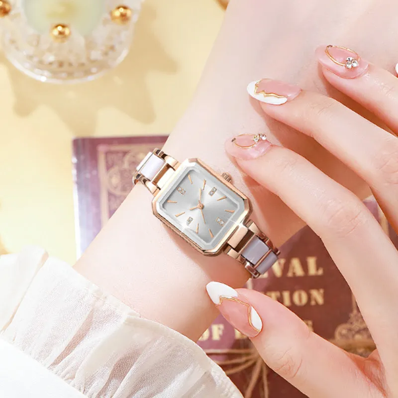 Women's Fashion Rectangular Quartz Watch